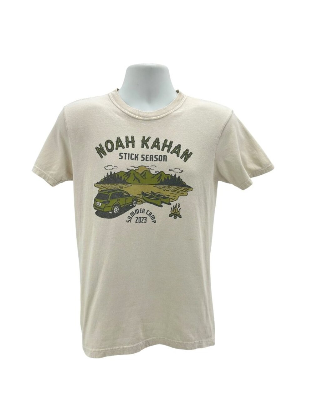 Noah Kahan Mens Small Shirt Stick Season Summer Camp 2023 T-Shirt Comfort Colors